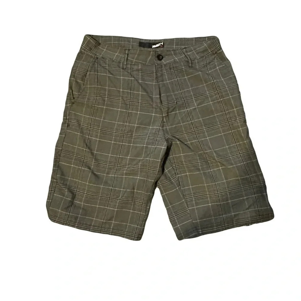 Men’s Rusty Plaid Shorts Size 30